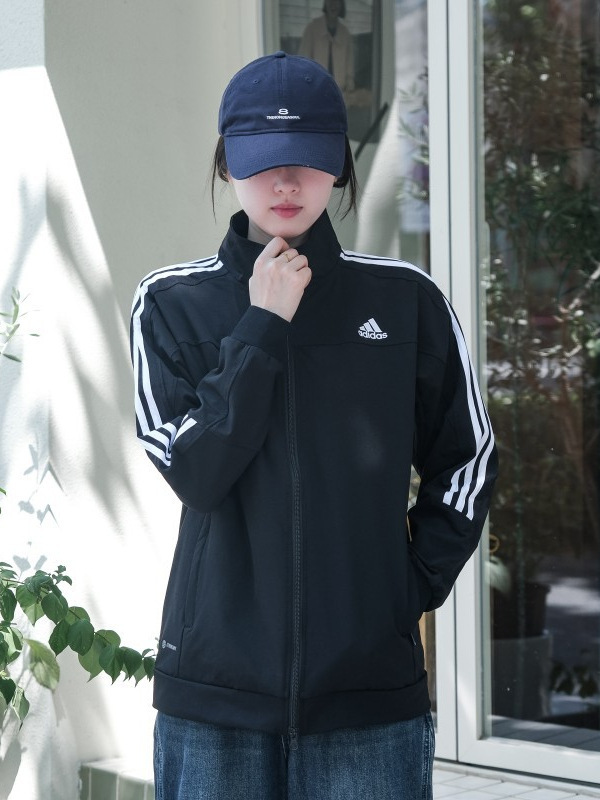 QQ糖同款外套三叶草男女春秋休闲户外运动上衣刺绣情侣款夹克百搭|undefined