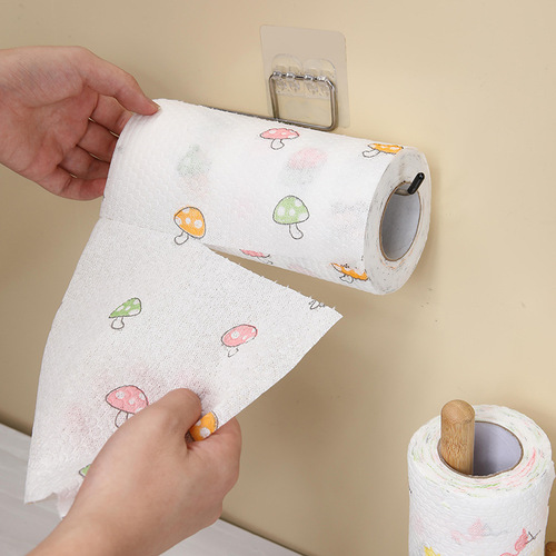Lazycat Sponge Print Kitchen Non-woven Dry Wet Dual-use Daily Use Cleaning Cloth Dishcloth Disposable Kitchen Paper
