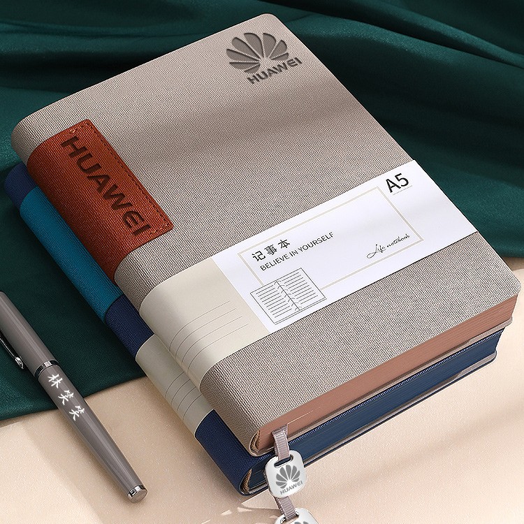 Cuaderno de notas de oficina de negocios grueso cuaderno de notas imprimible logotipo cuaderno de notas de trabajo de cubierta suave cuaderno de escritura