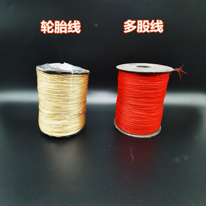 Manufacturer wholesale white red nylon engineering line fishing line effective straight leveling multi-strand tire line shoe line construction line