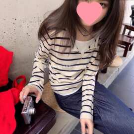 早秋韩系慵懒风撞色假两件条纹针织衫小个子休闲短款修身显瘦上衣