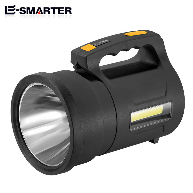 Nuevos productos transfronterizos RGB lámpara de mano de búsqueda de viaje al aire libre luz de búsqueda de luz de larga duración P50 lámpara de mano