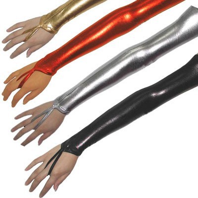 Tienda de fábrica juguetes sexuales juguetes alternativos sexy guantes de cuero de patente guantes adhesivos calcetines Accesorios de ropa interior de cuero de patente pu