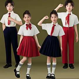 六一大合唱合唱演出服中小学生朗诵幼儿园诗歌朗诵红领巾表演服装
