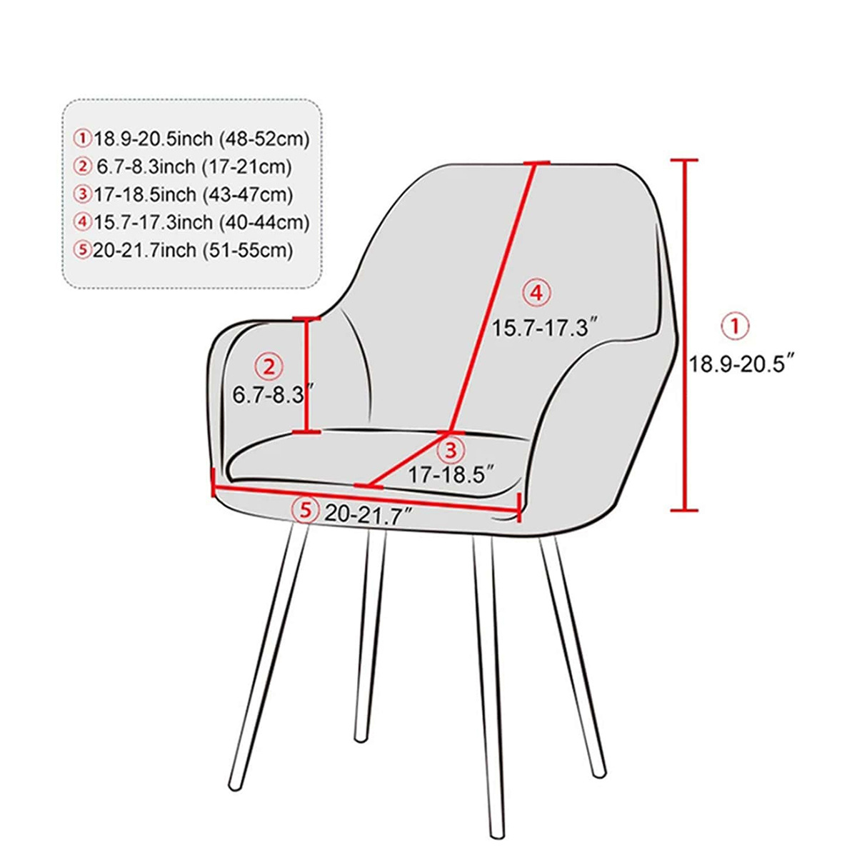 Nueva funda curva para silla con rayas transfronterizas, reposabrazos altos, funda elástica para silla de forma especial, funda para silla de comedor de hotel, emitida por TEMU
