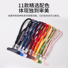 携帯電話ストラップ、長さ調節可能なリストストラップ、落下防止ショートポリエステルロープ、回転可能な金属ヘッドバンド、ガスケット携帯電話ロープ
