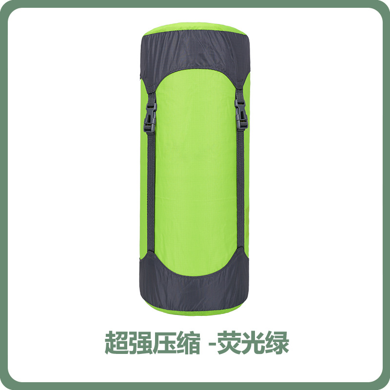 Bolsa de compresión para saco de dormir de camping, bolsa de almacenamiento popular transfronteriza, bolsa de almacenamiento para exteriores, bolsa de compresión para almacenamiento al aire libre