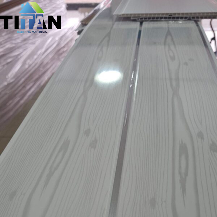 Comercio exterior 250MM * 7MM patrón de transferencia cóncava cocina decoración a prueba de humedad techo refuerzo de PVC