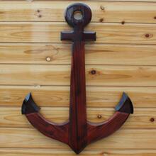 6B76老船舵复古领航舵酒吧餐厅装饰实木工艺品美式地中海方向盘墙