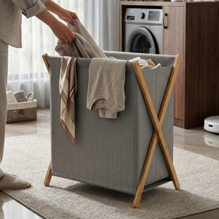 Laundry basket, capacious high quality foldable storage basket, internet celebrity