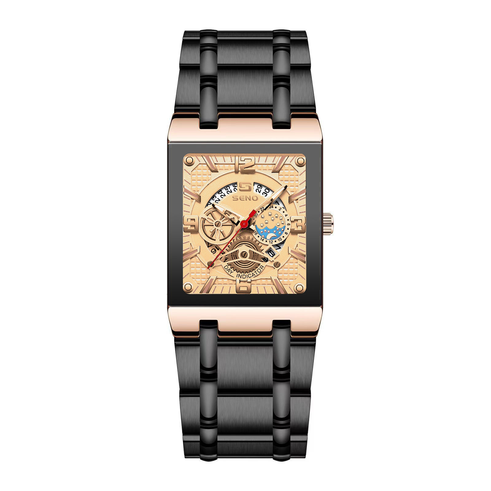 Orologi da uomo, piccoli orologi quadrati, orologi da uomo luminosi, orologi in lega, orologi da uomo, orologi al quarzo cavi_voghion.com