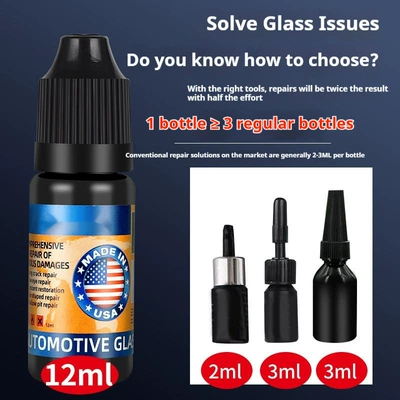 and Scratches, Auto glass repair liquid