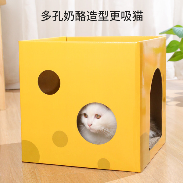Clawr cat nest corrugated paper grinding claws