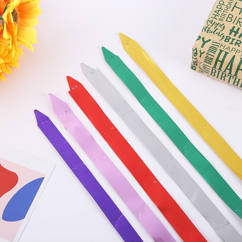 Transfronterizo nuevo 18 Chapado en aluminio mate multi-Sección Garland Navidad vacaciones regalo flor embalaje esférico guirnalda cinta