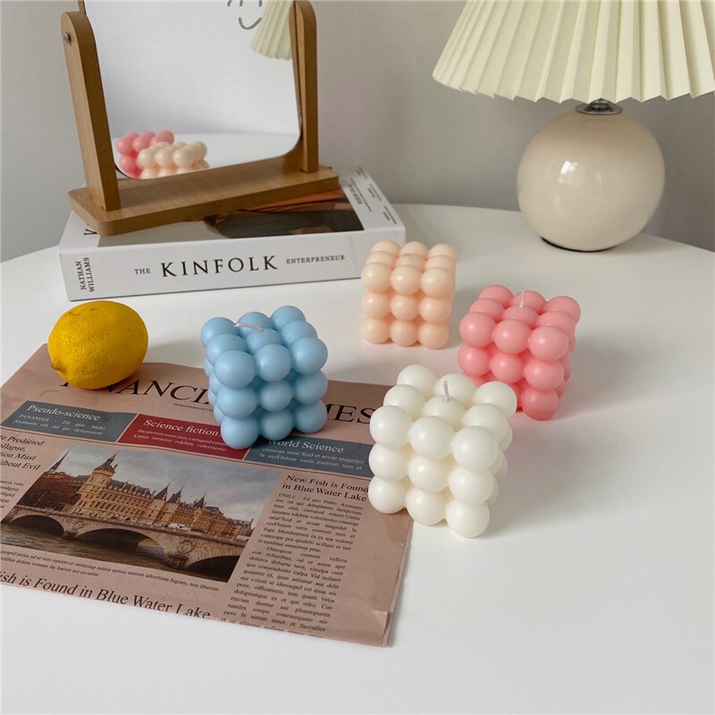 Rubik's Cube Candle Internet Celebrity Photo Props ins Style Creative Jewelry Aromatherapy Candle Niche Girls High-end Gift Rubik's Cube Candle Internet Celebrity Photo Props ins Style Creative Jewelry Aromatherapy Candle Niche Girls High-end Gift