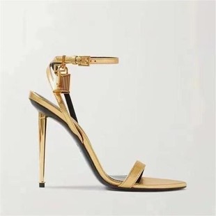 2024 cross-border foreign trade plus size 35-45 yards textured metal fasteners with fresh and comfortable open-toe strips cool