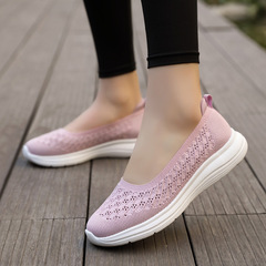 One-step Mom Shoes, Breathable and Comfortable Women's Casual Fashion Net Shoes, 2024 Summer New Model Shoes