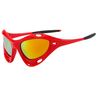 Cross-border European and American personalized windproof sunglasses 2023 new y2g sun-proof glasses sports riding sunglasses ins style
