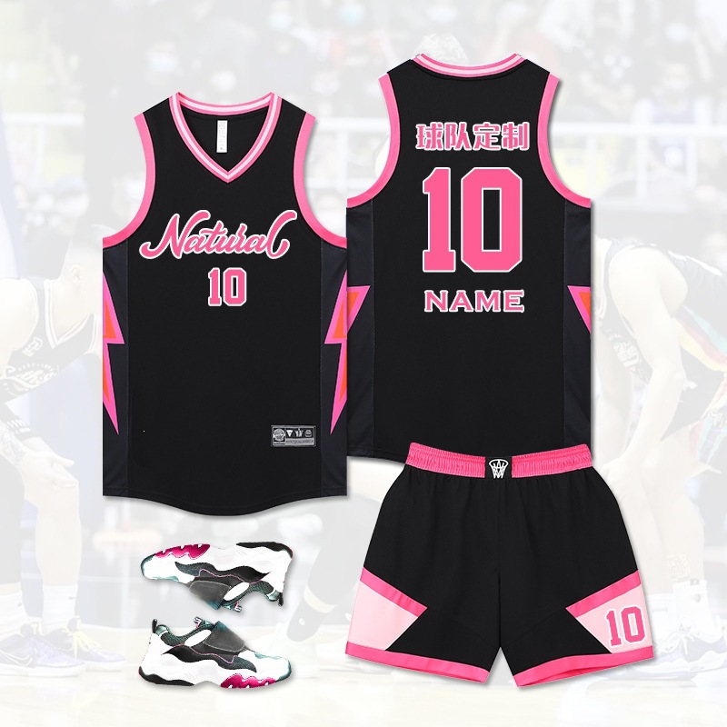 New American-Style Basketball Uniform Set for Adults, Competition Sports Team Uniform, Quick-Drying Breathable Training Uniform, High-Quality Basketball Jersey