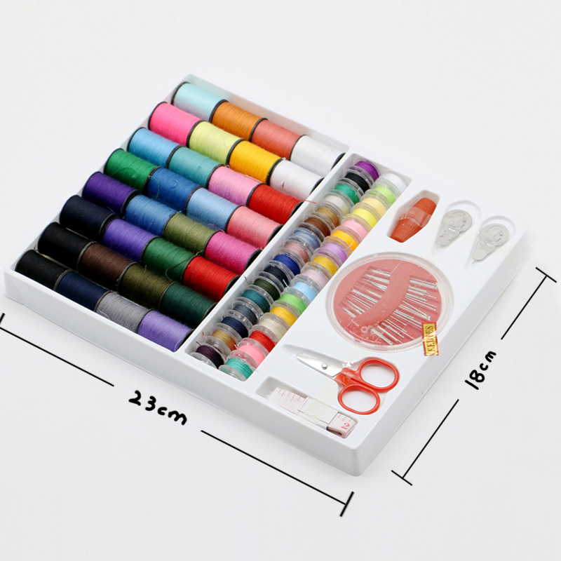 71 hogar básico diario portátil caja de costura hogar simple bolsa de costura de plástico traje de costura en stock