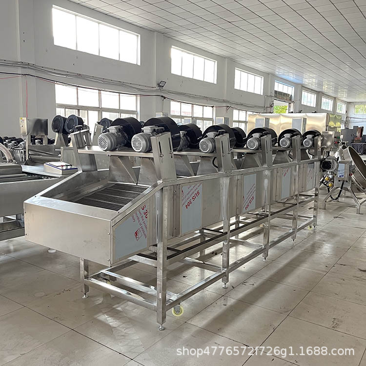 全自动强流风干机 豆干软包装风干机 调料包单层包装袋杀菌吹干机