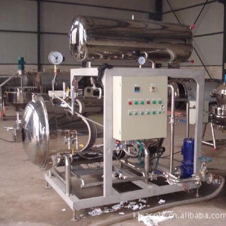 小型自动电汽两用不锈钢杀菌锅高效全自动高压食品级电加热