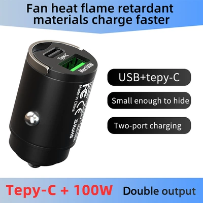 ring car charger QC3.0 metal: Mobil şarj cihazları