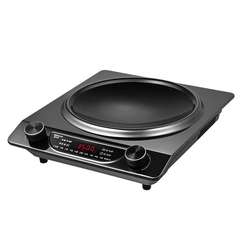 DEMATAI estufas electromagnéticas cóncavas para el hogar, un nuevo conjunto completo de estufas de fuego fuerte con una olla, estufas de batería de alta potencia, estufas comerciales.