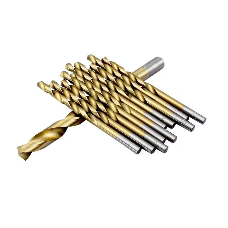 50pc チタンメッキツイストドリルビットセット 1-3 ミリメートル小型ドリルビット電気ドリル掘削セット DIY 木工アイドリルビット|undefined