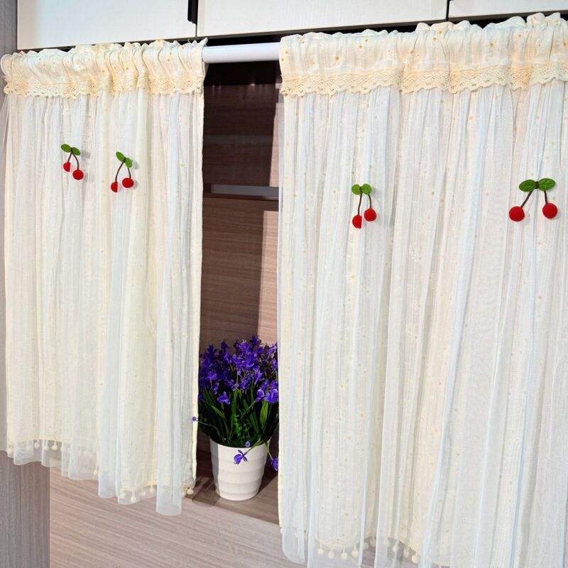 Lace curtain for covering, kitchen curtain, wardrobe and bookcase dust-proof curtain, cabinet and bookshelf cover-up curtain, door curtain for privacy Lace curtain for covering, kitchen curtain, wardrobe and bookcase dust-proof curtain, cabinet and bookshelf cover-up curtain, door curtain for privacy