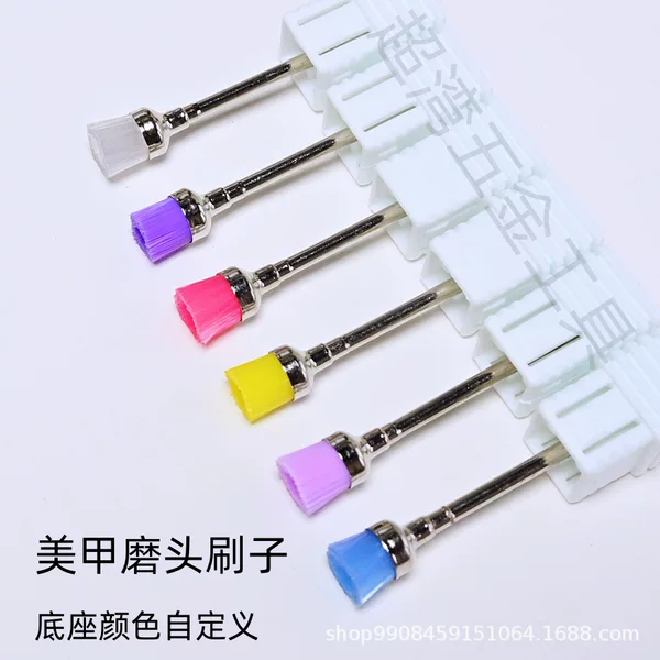 Polishing head cleaning brush, professional nail dust remover, nail salon tool, new popular model