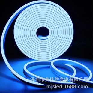612 Led Neon Strip with One Light and One Cutter, Single Color 5V Silicone-Like Neon Advertising Sign Soft Light Strip, Dimmable