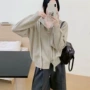 宽松秋冬新款连帽毛衣