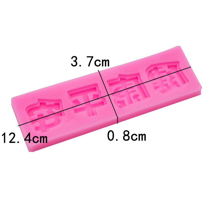 Saludable y seguro molde de silicona marca CHOCOLATE fondant cake Decoración Accesorios epoxi cerámica suave aromaterapia