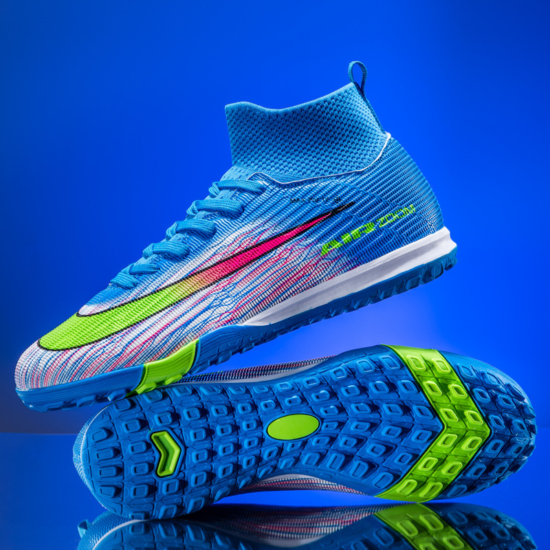 Copa del Mundo transfronteriza fabricantes de zapatos de fútbol para niños al por mayor estudiantes adultos zapatos de entrenamiento profesional TF zapatos de fútbol para hombres
