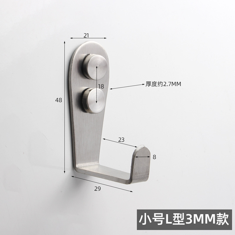 ソリッド 304 ステンレス鋼シングルフックコートフックホテルのバスルームキッチンドアコートフックトイレフックシングルフック|undefined