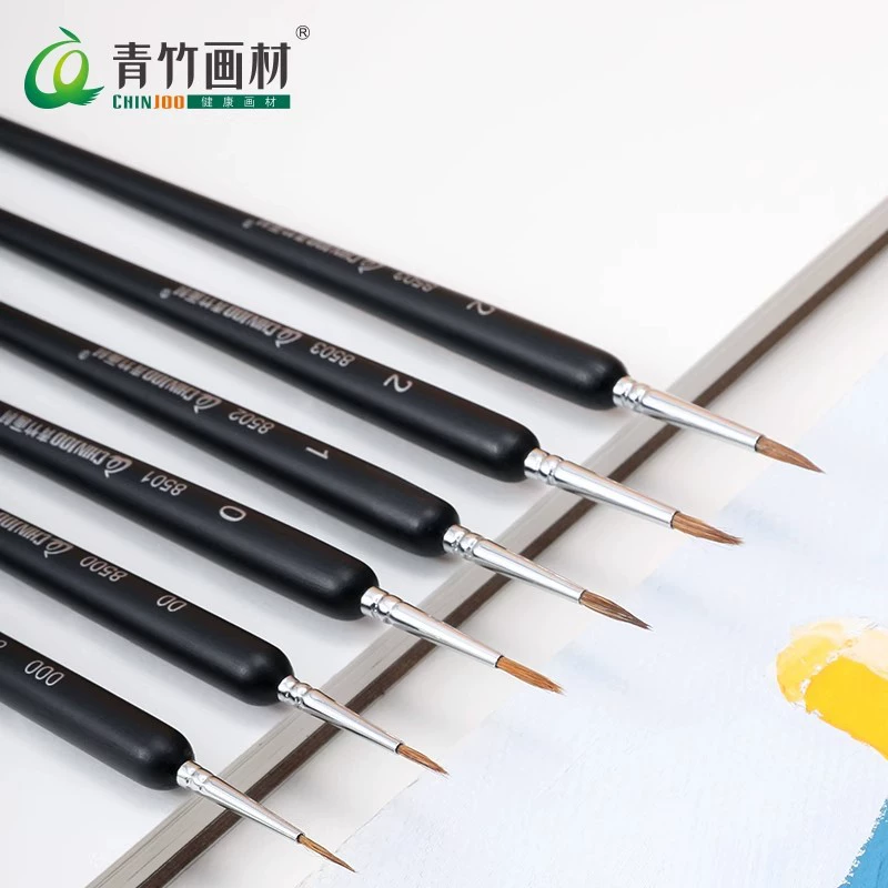 青竹 Hook line pen студенты используют художественная ручка для лица волчья волос Hook line pen маленькая кисть тонкий кончик ручка контур