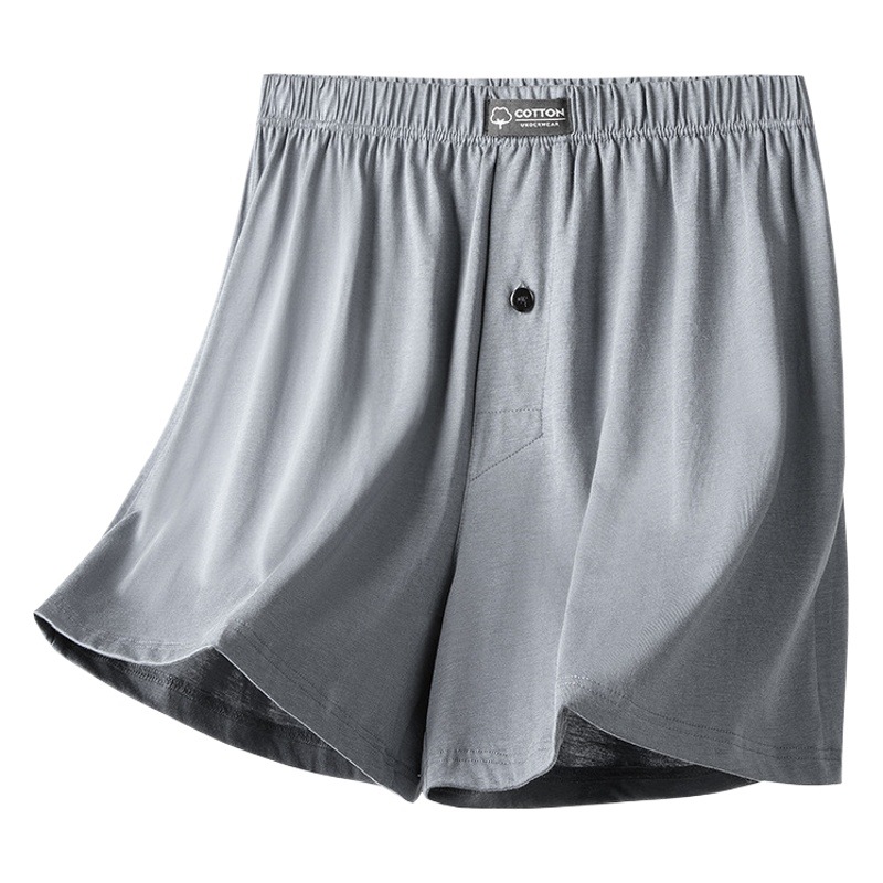 Water Soft Sky Silk Algodón Ropa interior para hombres Pantalones cortos para niños Pantalones boxer de color sólido para adolescentes Pantalones Aro para hombres al por mayor