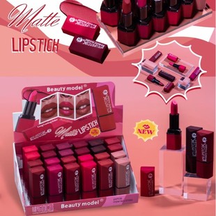 Foreign Trade Hot-Selling Beauty Model Lipstick Lipstick Symphony Red Cherry Mousse Lipstick Large Quantity and Excellent Price