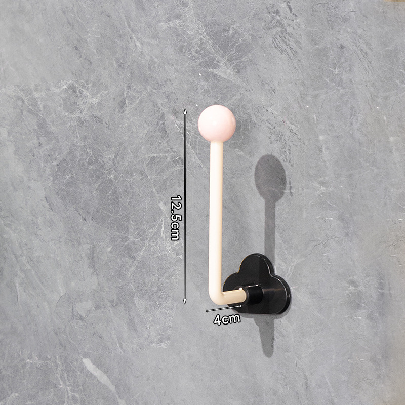 Anillo de cabello de dopamina estante de almacenamiento de banda de cabello de baño sin perforación gancho para el cabello clip de cabello correa cabeza de banda de cabello estante de almacenamiento