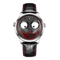 Silver Case Black Face