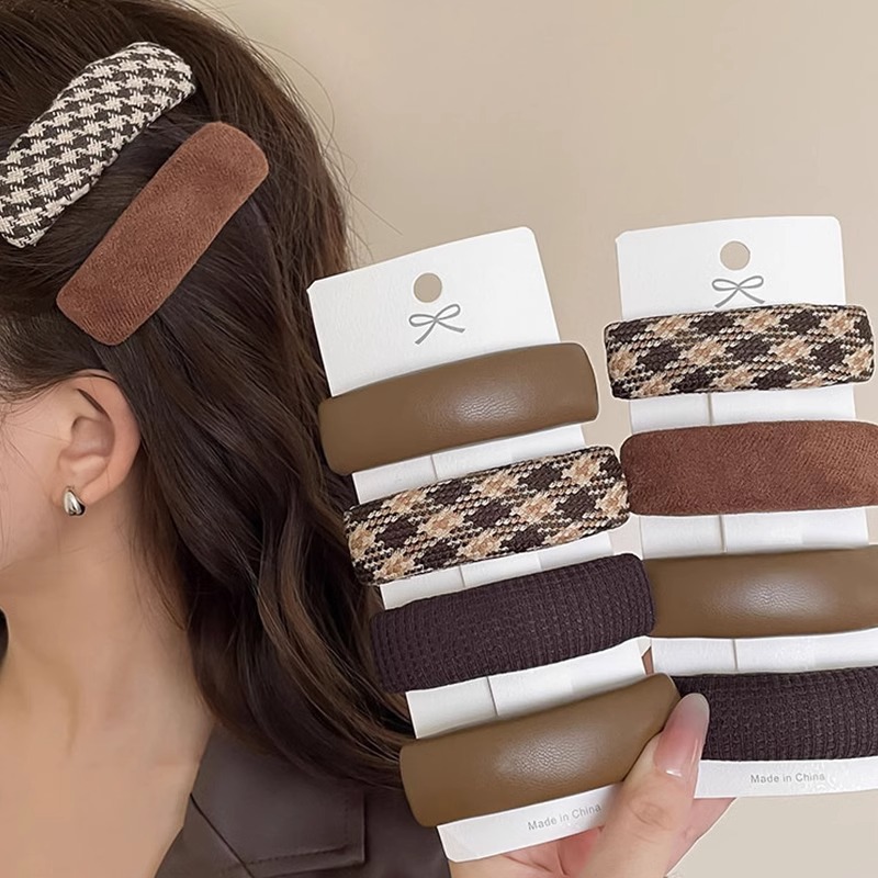 Mellard color clips lateral temperamento retro 1000 pájaros nuevo estilo detrás de la cabeza broca de cabello mar broca de cabello bb