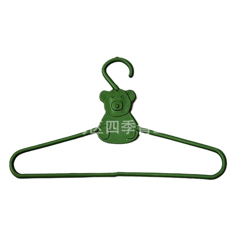 Пластиковая мини-вешалка для одежды Рождественские подарочные аксессуары DIY маленькая вешалка для одежды Барби вешалка для одежды с медведем