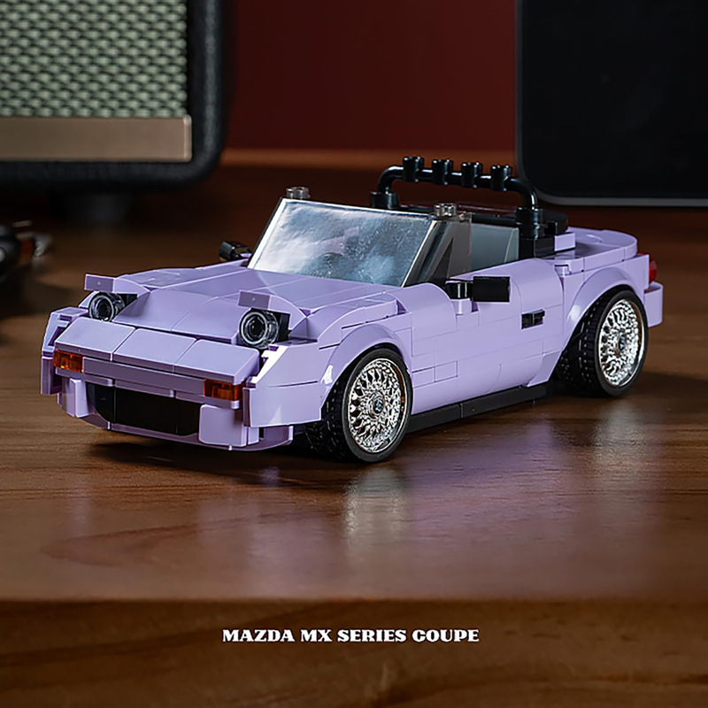 Cross-Border Compatible Lego Pb Platinum Travel Mazda Container Storage Box Car Assembled Building Block Toy Car Cross-Border Compatible Lego Pb Platinum Travel Mazda Container Storage Box Car Assembled Building Block Toy Car