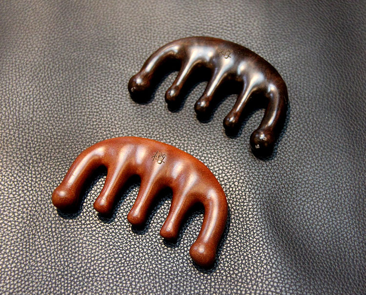 柚木五脚按摩器