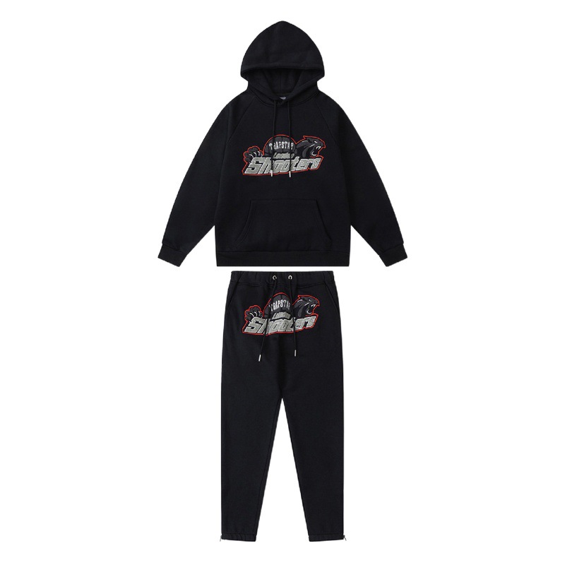 2023 nicho americano marca de moda carta toalla bordado hip hop hombres y mujeres pareja suelta casual suéter con capucha traje