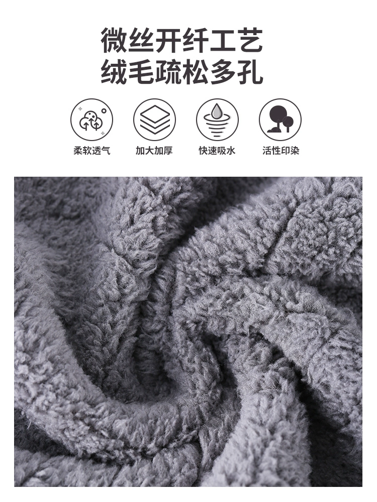ผ้าขนหนูซับน้ำสำหรับล้างหน้าเนื้อcotton นุ่มแห้ง สำหรับผู้ชายและผู้หญิง ความหนาเพิ่มขึ้น ซาบน้ำได้ดี