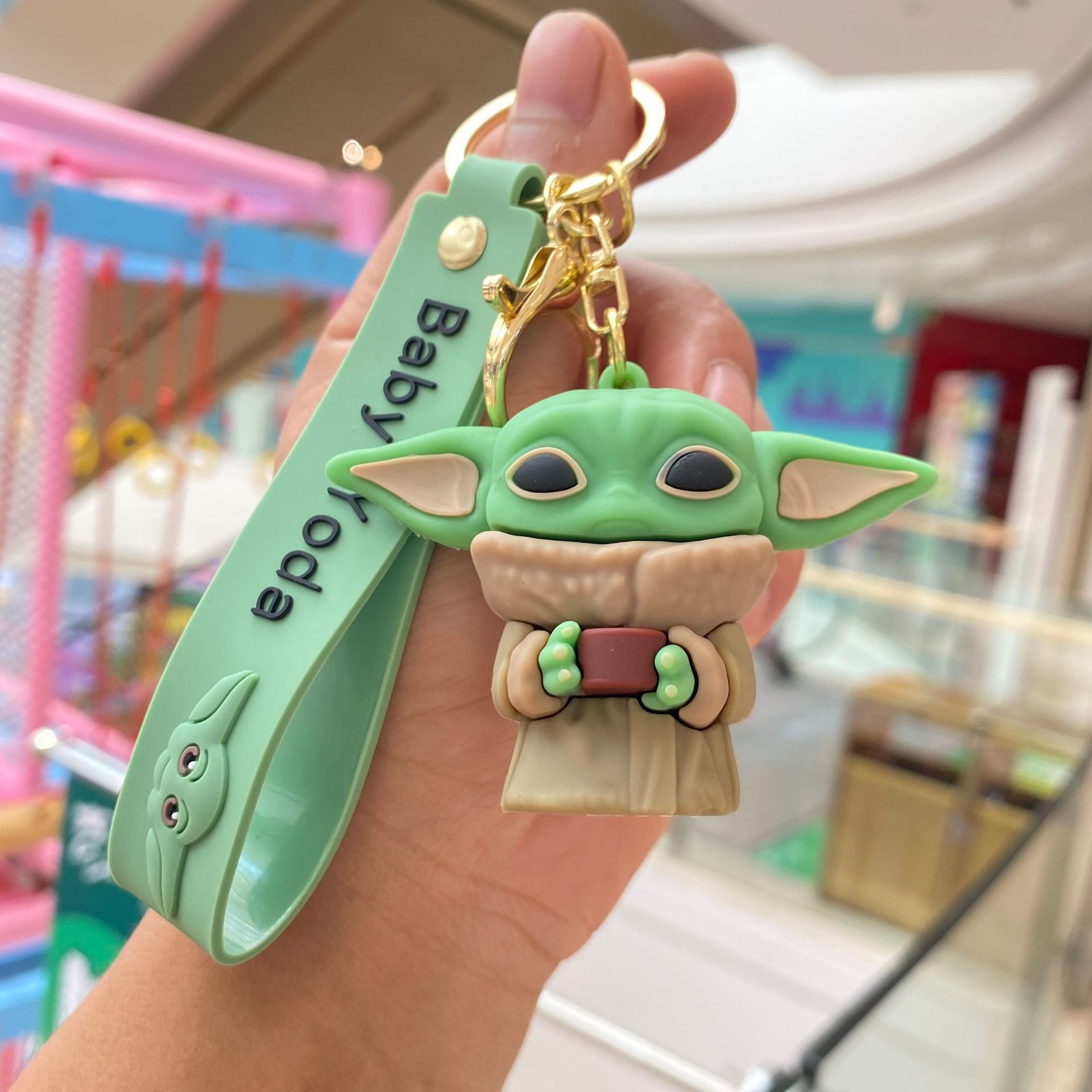 Transfronteriza Amazon Star Wars Yoda bebé llavero Internet celebridad coche bolsa colgante pequeño regalo al por mayor
