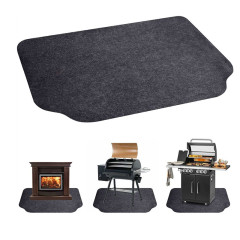 工場卸売 難燃性グリルマット Amazon人気商品 BBQバーベキューマット 防汚 耐高温 フェルト断熱