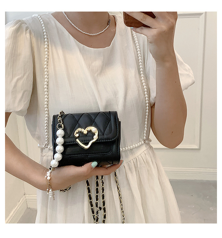 Wholesale Heart-shaped Buckle Messenger Shoulder Small Square Bag Nihaojewelry display picture 181